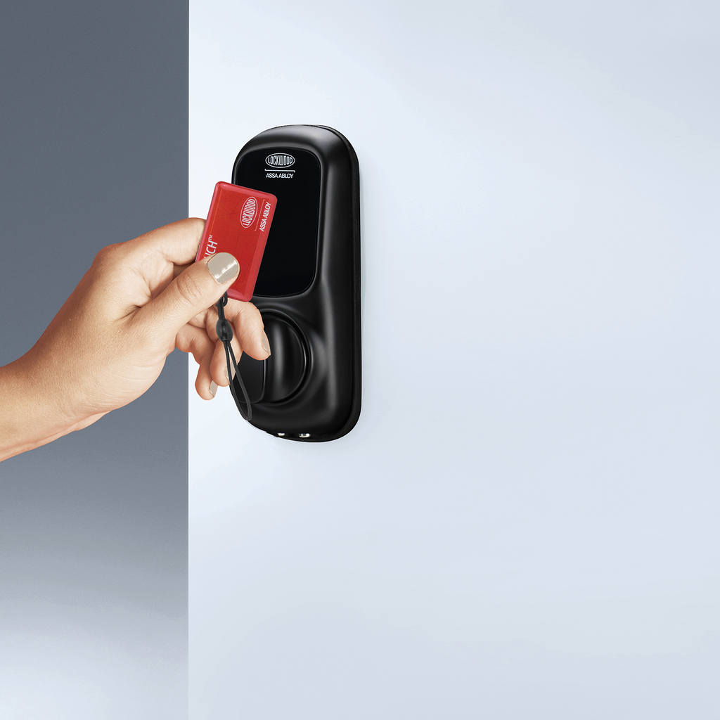 Lockwood Matt Black 001Touch Plus Smart Deadlatch - Image 4 of 7
