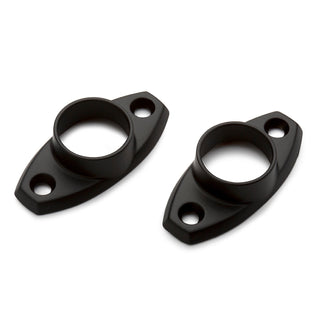Sandleford 19mm Black Fitting Rod Oval Flange - 2 Pack