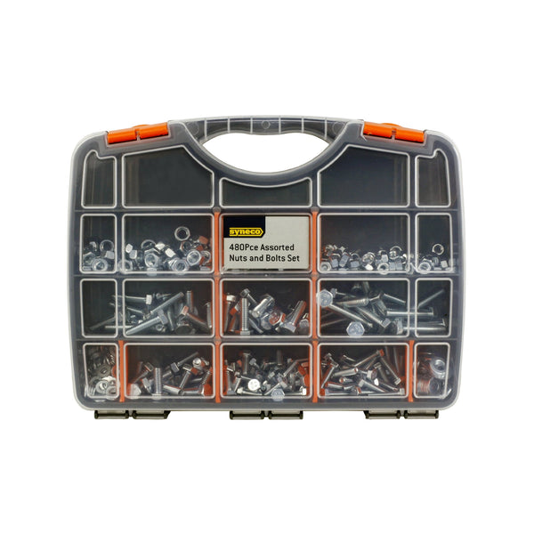 Syneco 480 Piece Assorted Nuts And Bolts Set