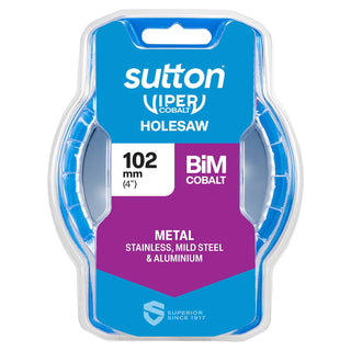 Sutton Tools 102mm Viper Cobalt Bi-Metal Holesaw