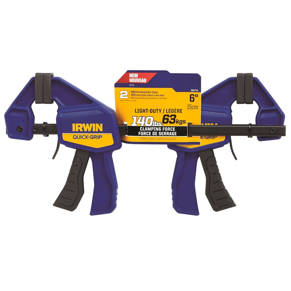 IRWIN 150mm 2 Piece Quick-Grip Mini Clamp Set