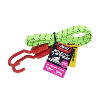 GRUNT 1m Reflecta Flat Bungee Strap