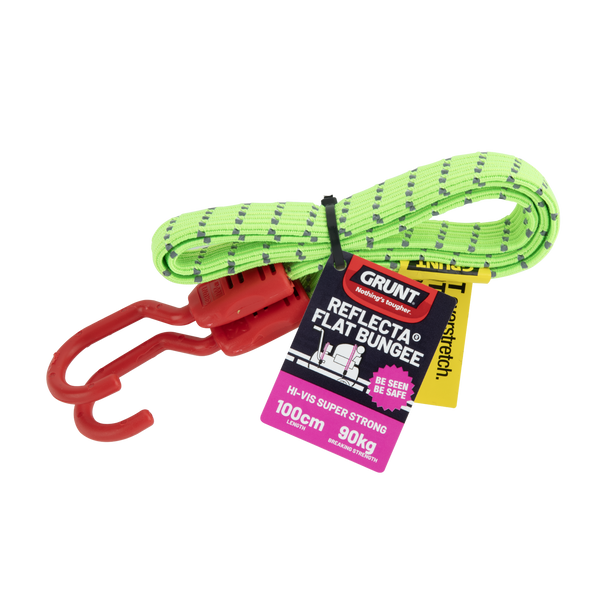 GRUNT 1m Reflecta Flat Bungee Strap