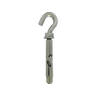 Macsim 10 x 70mm Galvanised Masonbolt Hook Head - 2 Pack