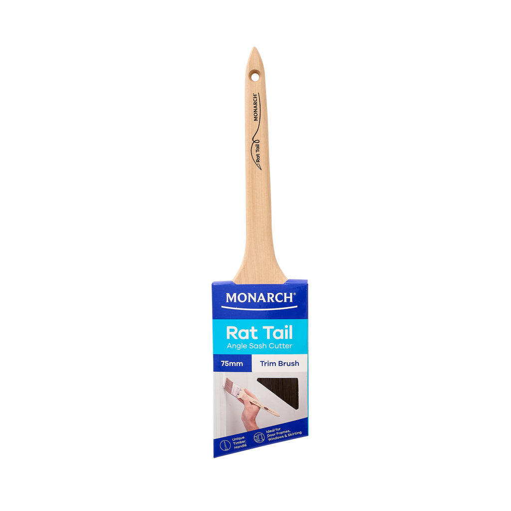 Monarch 25mm Rat Tail Trim Paint Brush - 25mm - Image 1 of 6