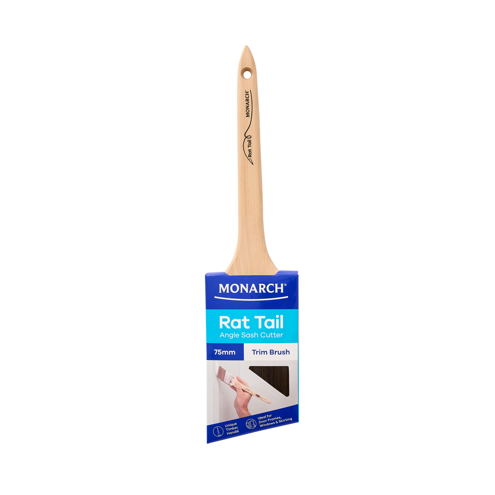 Monarch 25mm Rat Tail Trim Paint Brush - 25mm - Image 1 of 6