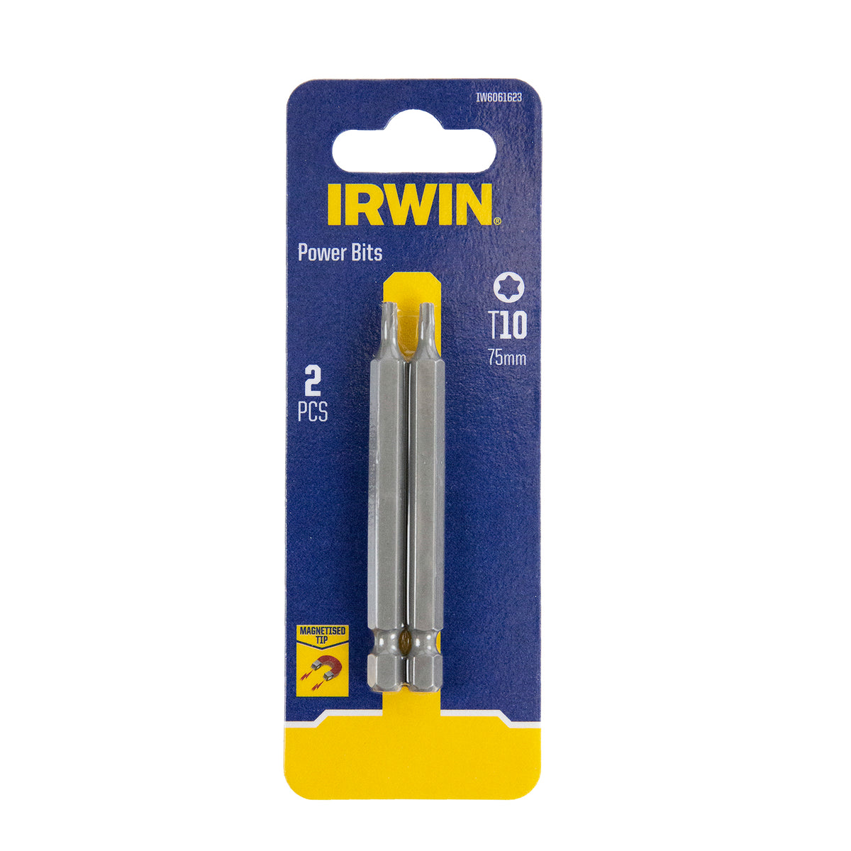 IRWIN 75mm T10 Magnetic Power Bit - 2 Pack - Image 1 of 1