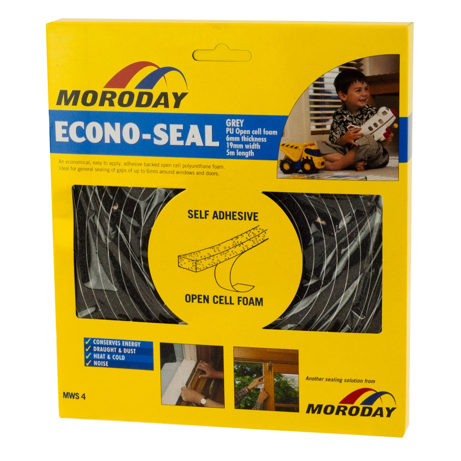 Moroday Grey Econo Weather Seal Tape - Image 1 of 1