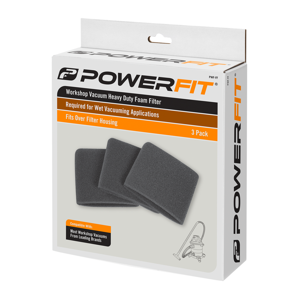 PowerFit Heavy Duty Foam Filter - 3 Pack - Image 1 of 2