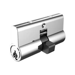 Rolltrak 60mm Chrome High Security Cylinder Lock - 2 Pack