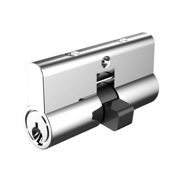 Rolltrak 60mm Chrome High Security Cylinder Lock - 2 Pack