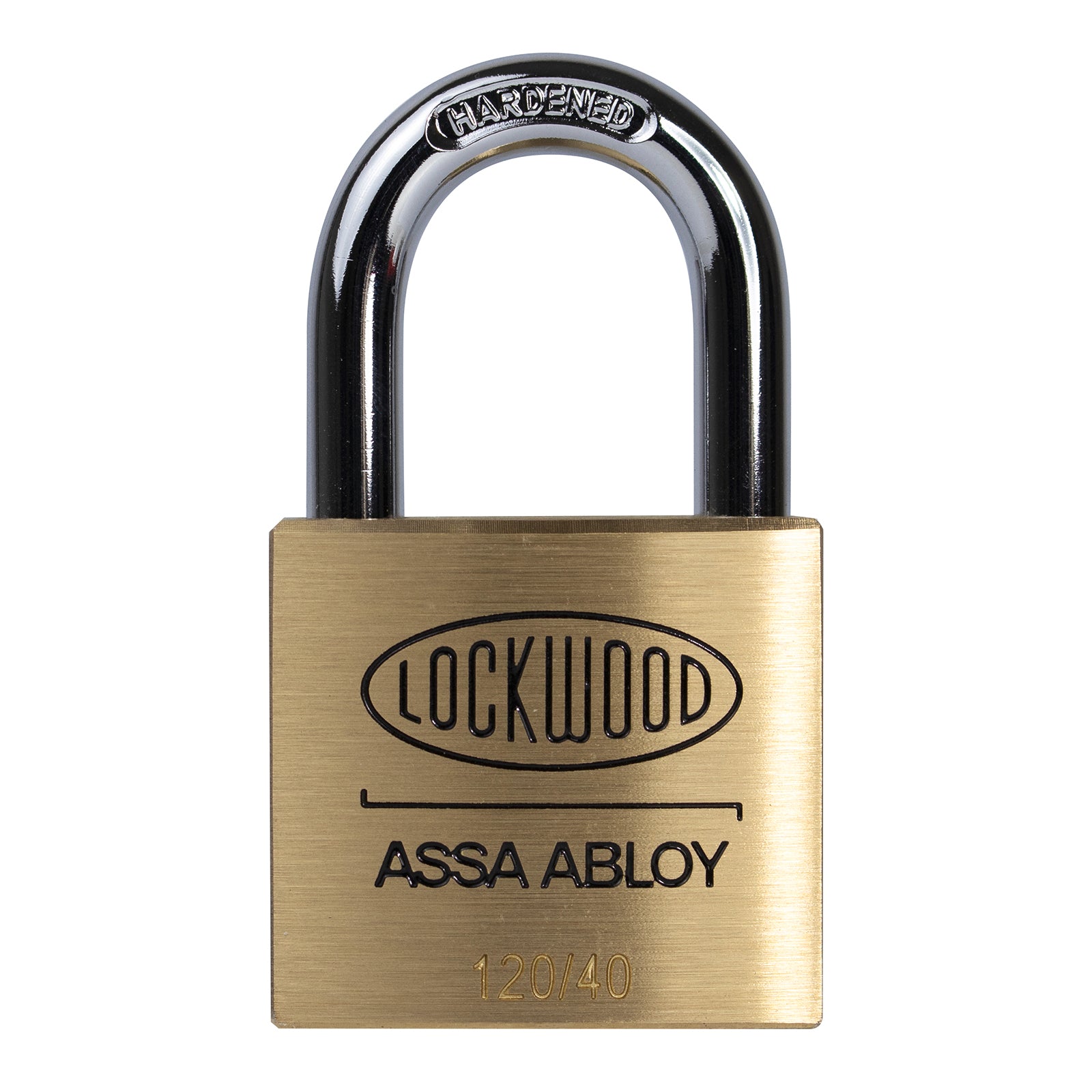 Lockwood 40mm Solid Brass 120 Series Padlock General Purpose - 2 Pack - Image 1 of 8