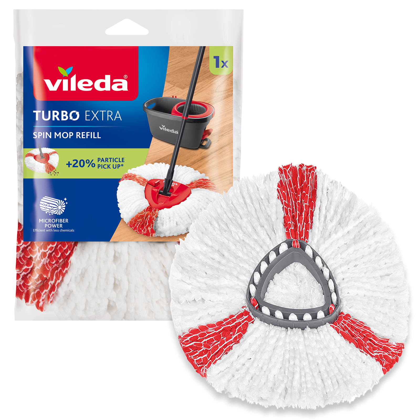 Vileda Easy Wring And Clean Spin Mop Refill - Image 8 of 12