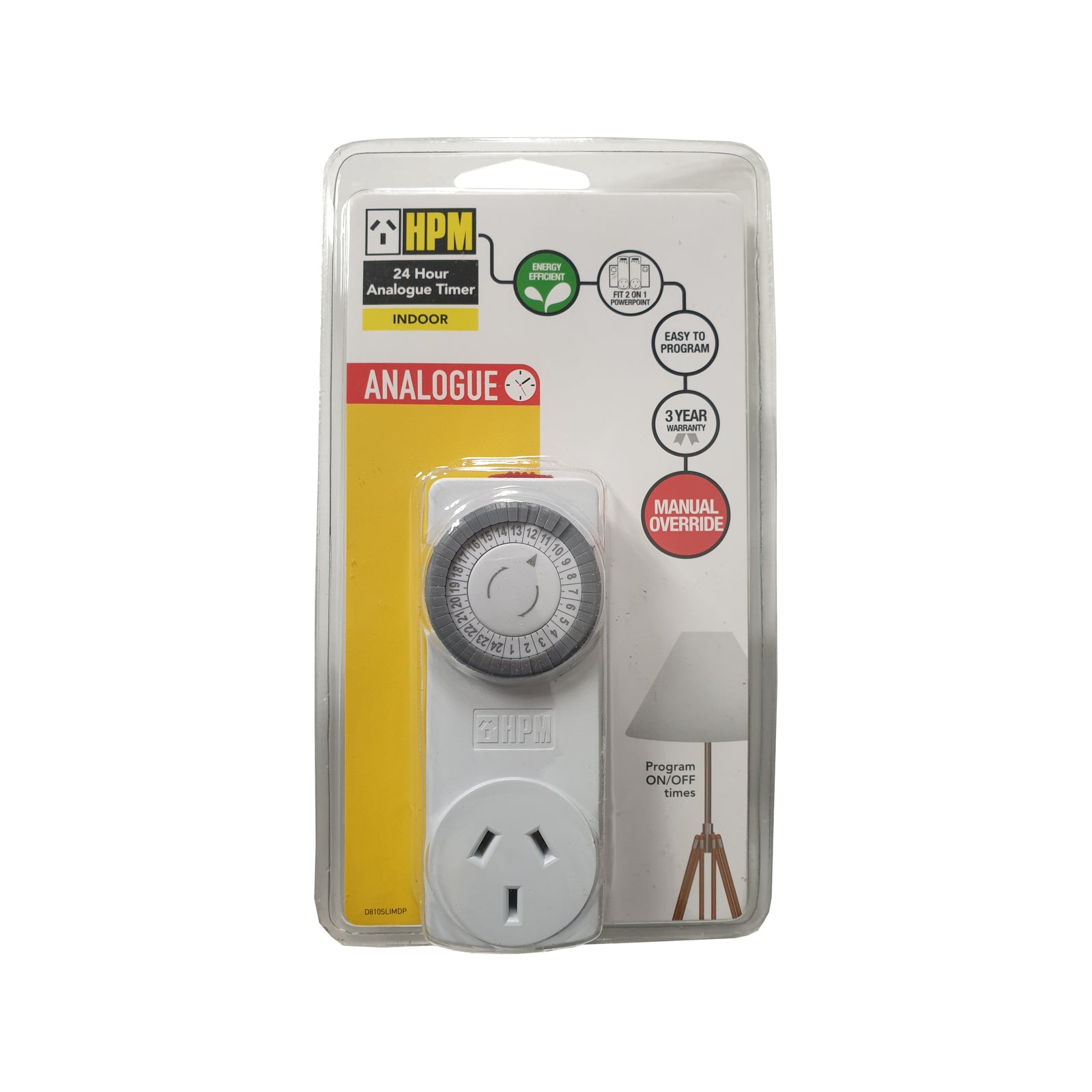 HPM Slimline 24HR Analogue Timer - Image 2 of 2