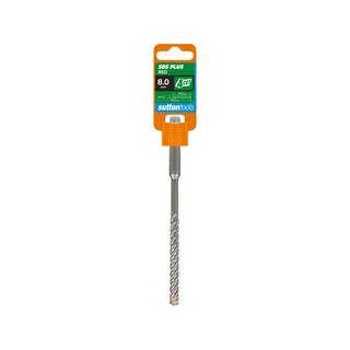 Sutton Tools 8 x 460mm 4 Cut SDS Plus Masonry Drill Bit