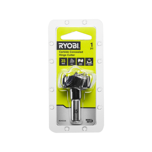 Ryobi 35mm Concealed Carbide Hinge Cutter