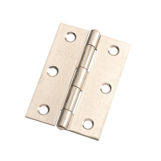 Lane 85 x 60 x 1.6mm Satin Stainless Steel Loose Pin Butt Hinge