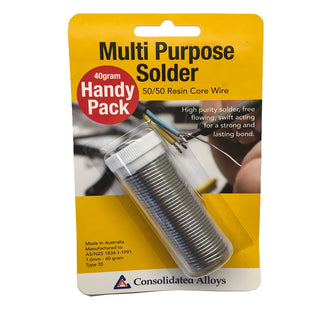 Consolidated Alloys 40g 50/50 Resin Core Solder