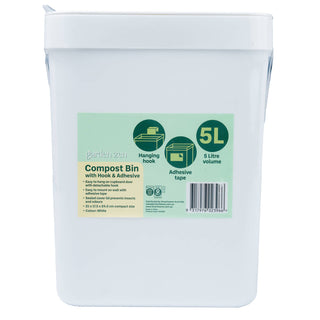Garden Zen Compost Bin with Hook & Adhesive