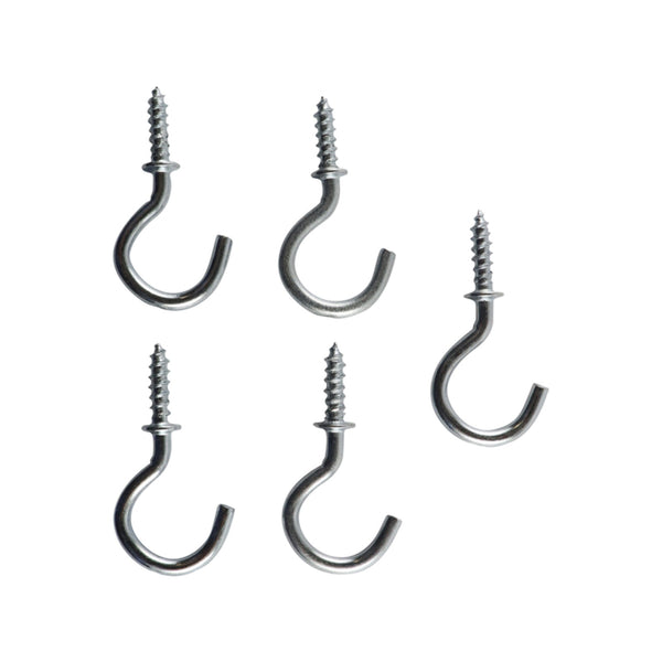 Everhang 10mm Zinc Plated Cup Hook - 5 Pack
