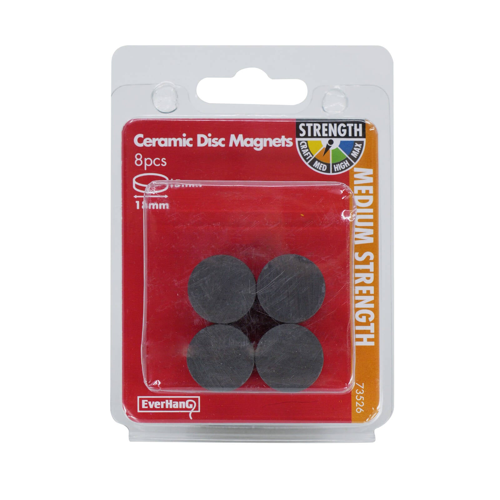 Everhang 18mm Ceramic Disc Magnet - 8 Pack - Image 4 of 5