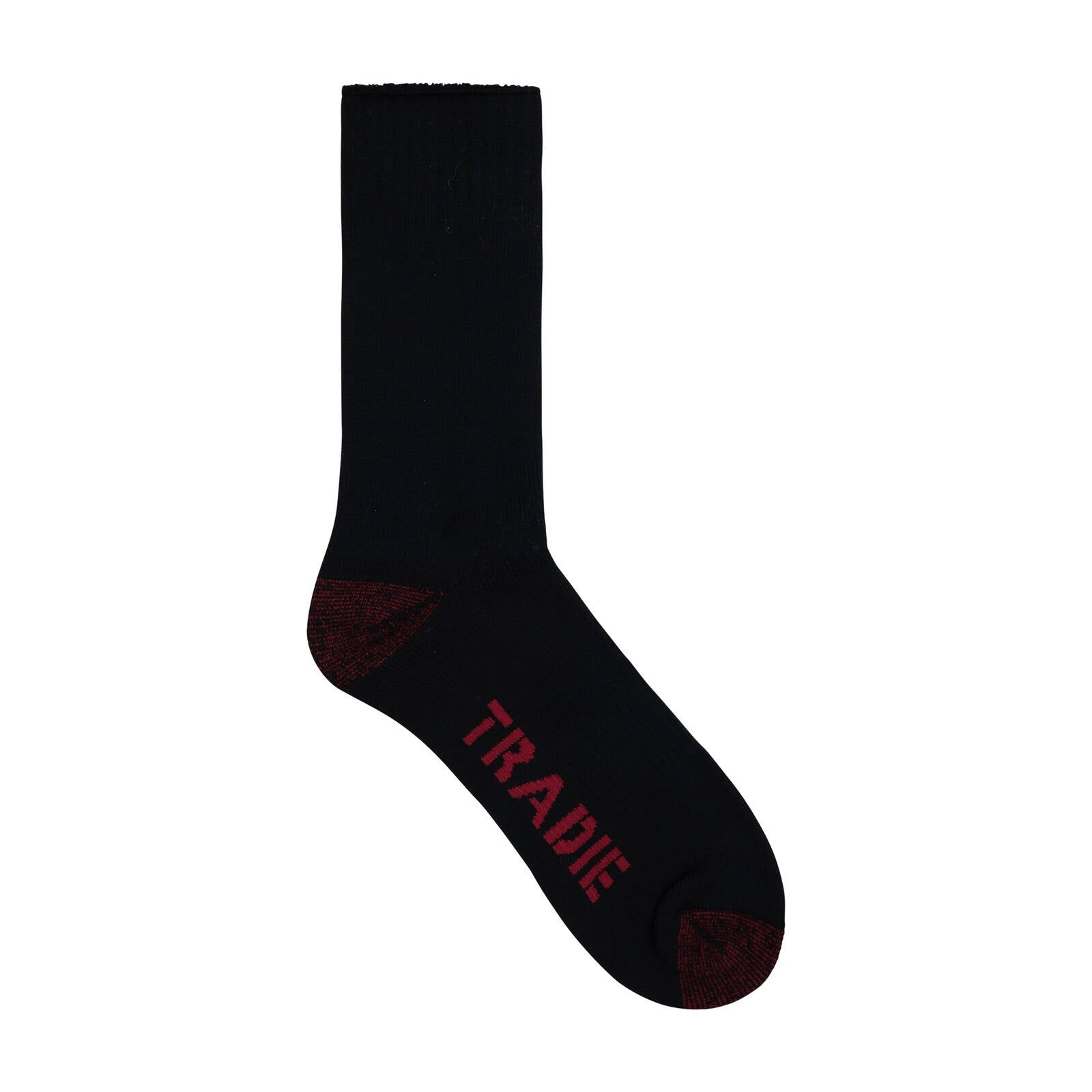 Tradie Men's Black Heavy Duty Work Crew Socks 3 Pack Size 7-10 - Image 13 of 15