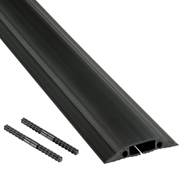D-Line 30 x 10mm 1.8m Black Medium Duty Floor Cover