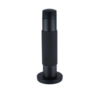 Adoored 85mm Knurled Black Monument Door Stop