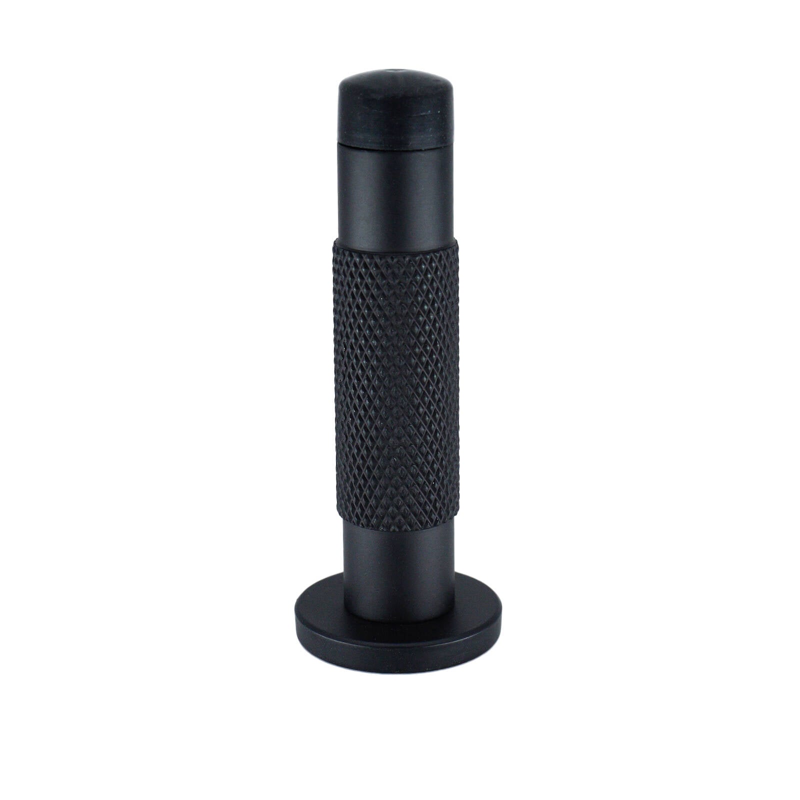 Adoored 85mm Knurled Black Monument Door Stop - Image 1 of 2