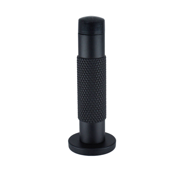 Adoored 85mm Knurled Black Monument Door Stop