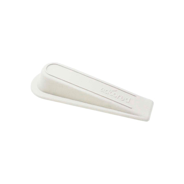 Adoored Large White Rubber Door Wedge - White Large