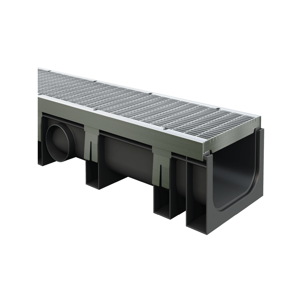Everhard DuraDRAIN 200 Series Channel &amp; Galvanised Steel Class B Grate - Image 2 of 4