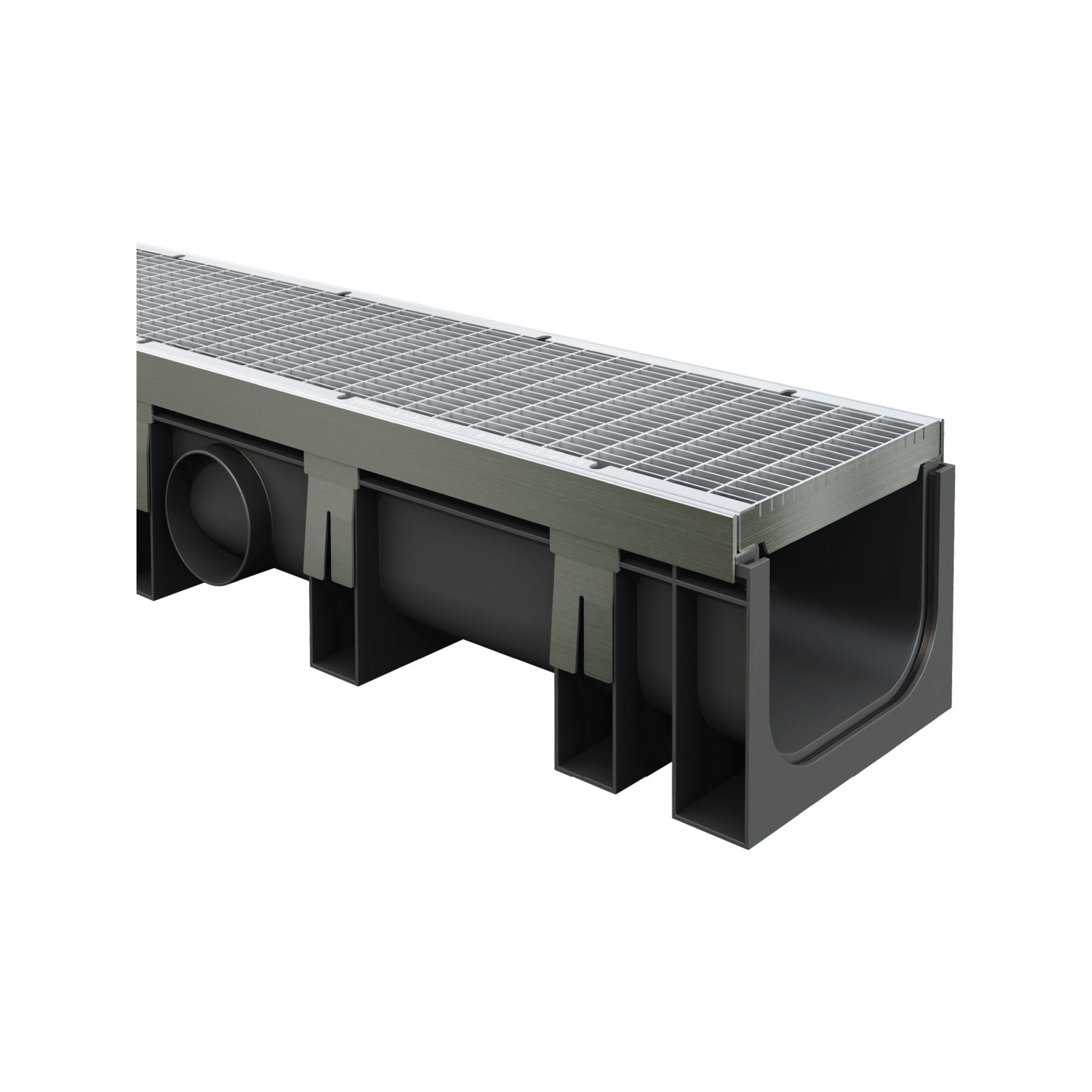 Everhard DuraDRAIN 200 Series Channel &amp; Galvanised Steel Class B Grate - Image 2 of 4