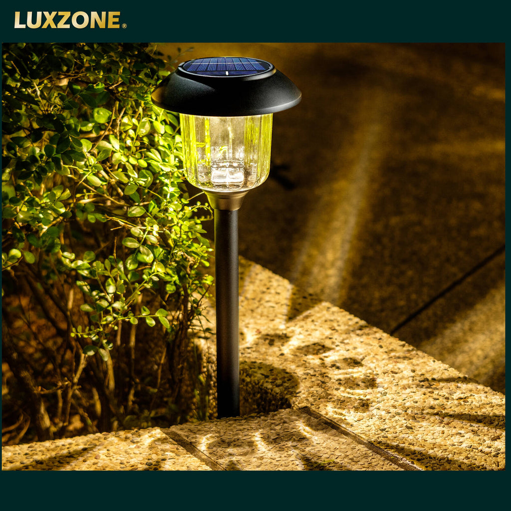 Luxzone 39cm 50lm Solar LED Pathway Light - 8 Pack - Image 5 of 11