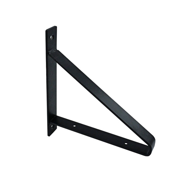 Carinya 210 x 185mm Black Exposed Triangle Stayed Bracket