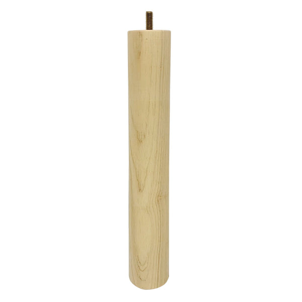 Adoored 53 x 360mm Raw Wood Round Furniture Leg