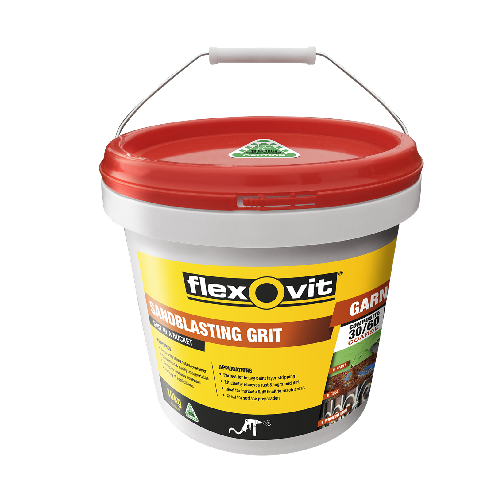 Flexovit 10kg Garnet Sandblasting Grit - Image 1 of 1