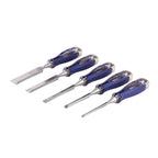 IRWIN Marples High Impact Chisel Set With Strike Cap - 5 Pack - Image 1 of 2