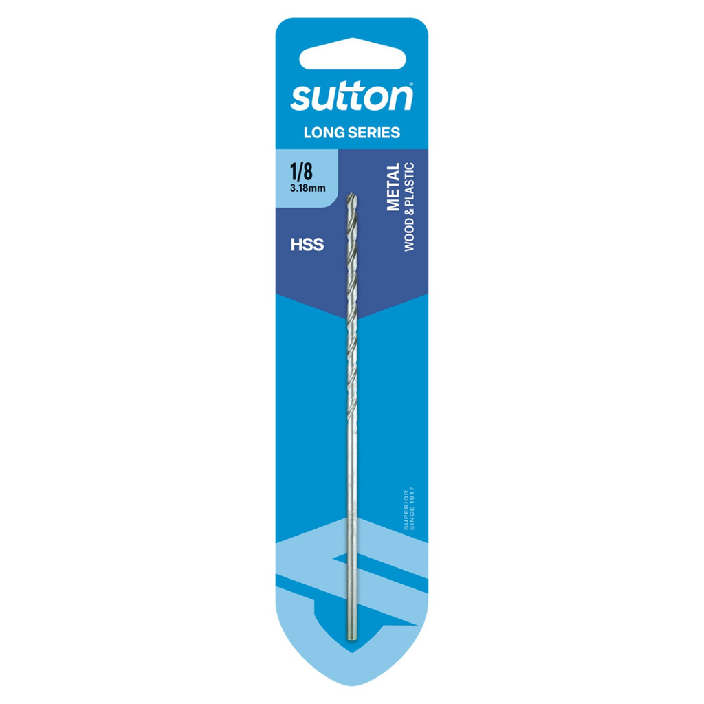 Sutton Tools 3.18mm Long Series Jobber Drill Bit - Image 1 of 4