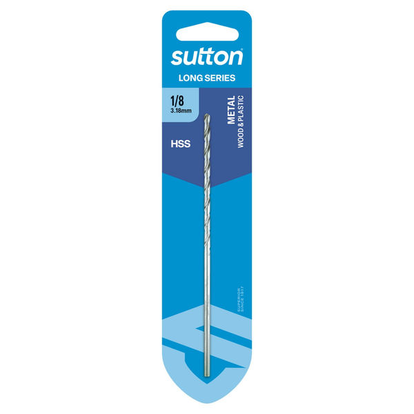 Sutton Tools 3.18mm Long Series Jobber Drill Bit