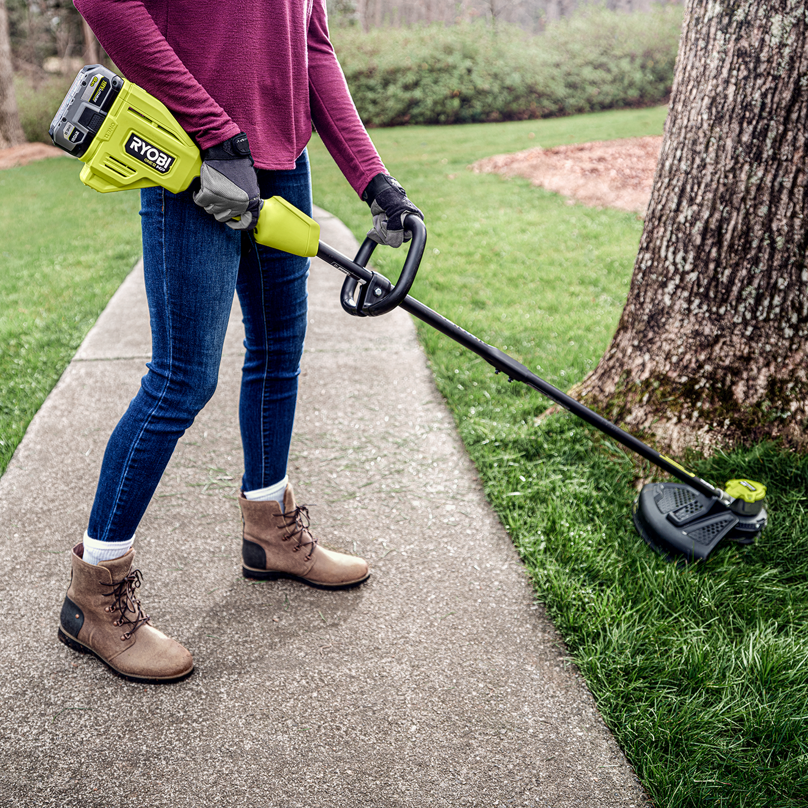Ryobi 18V ONE+ HP 33/38cm Whisper Brushless Line Trimmer R18XLTR30 - Tool Only - Image 6 of 8