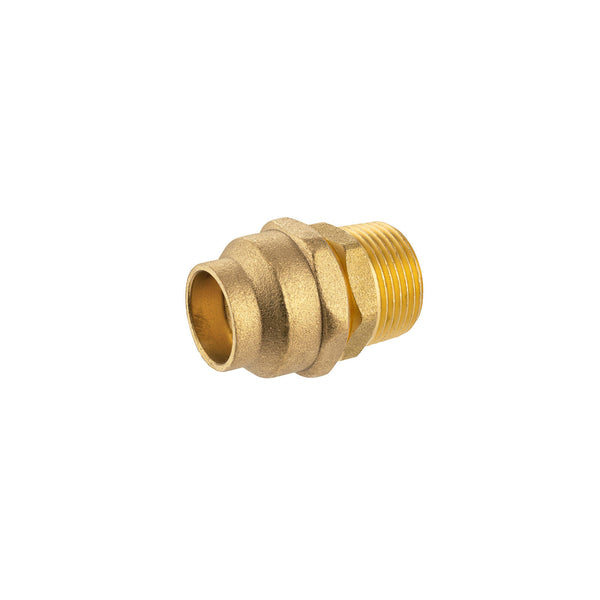 Brasshards 20FL x 20MI Brass Male Flared Compression Union LF