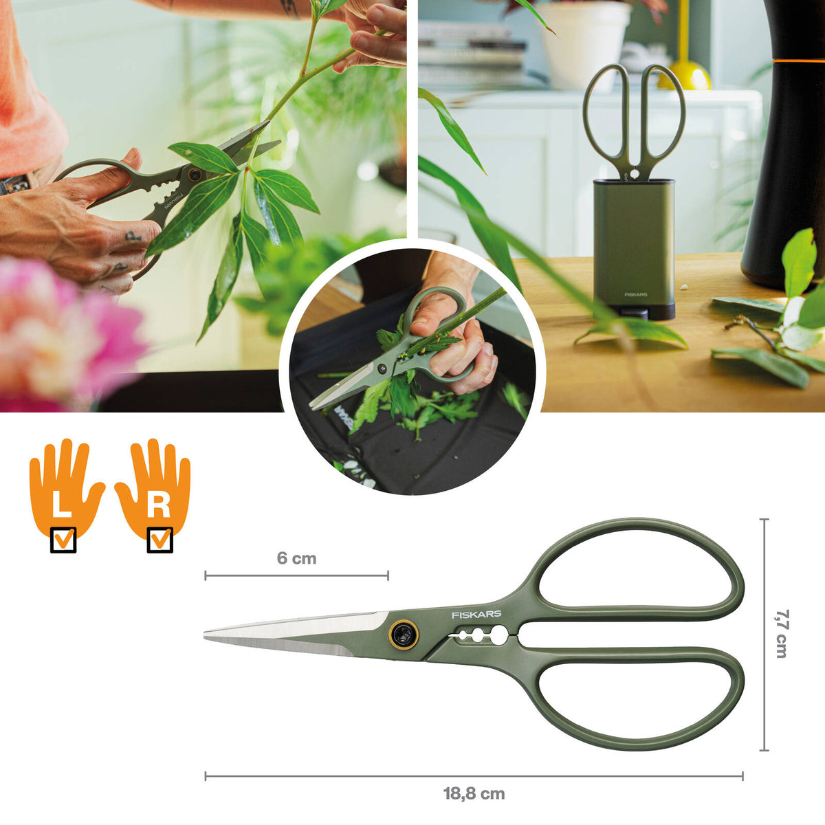 Fiskars Plant Care Shears With Holder - Image 6 of 6