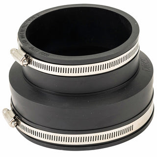 Deks 100mm EW To PVC Rubber Joiner Adaptor