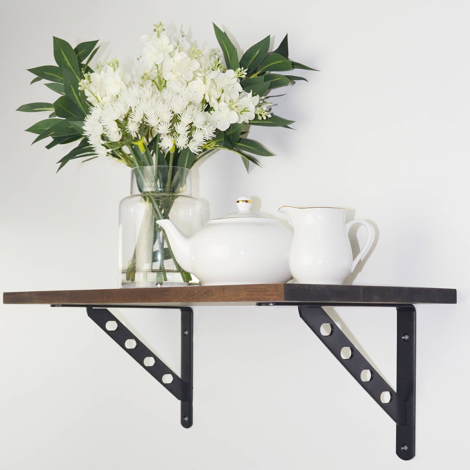 Carinya 250 x 195mm Black Heavy Duty Circle Stayed Bracket - Image 12 of 19