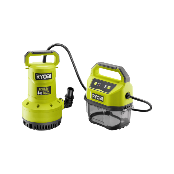 Ryobi 18V ONE+ 4,200L/hr Submersible Pump - Tool Only