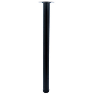 Taskmaster 700 x 50mm Black Steel Table Leg