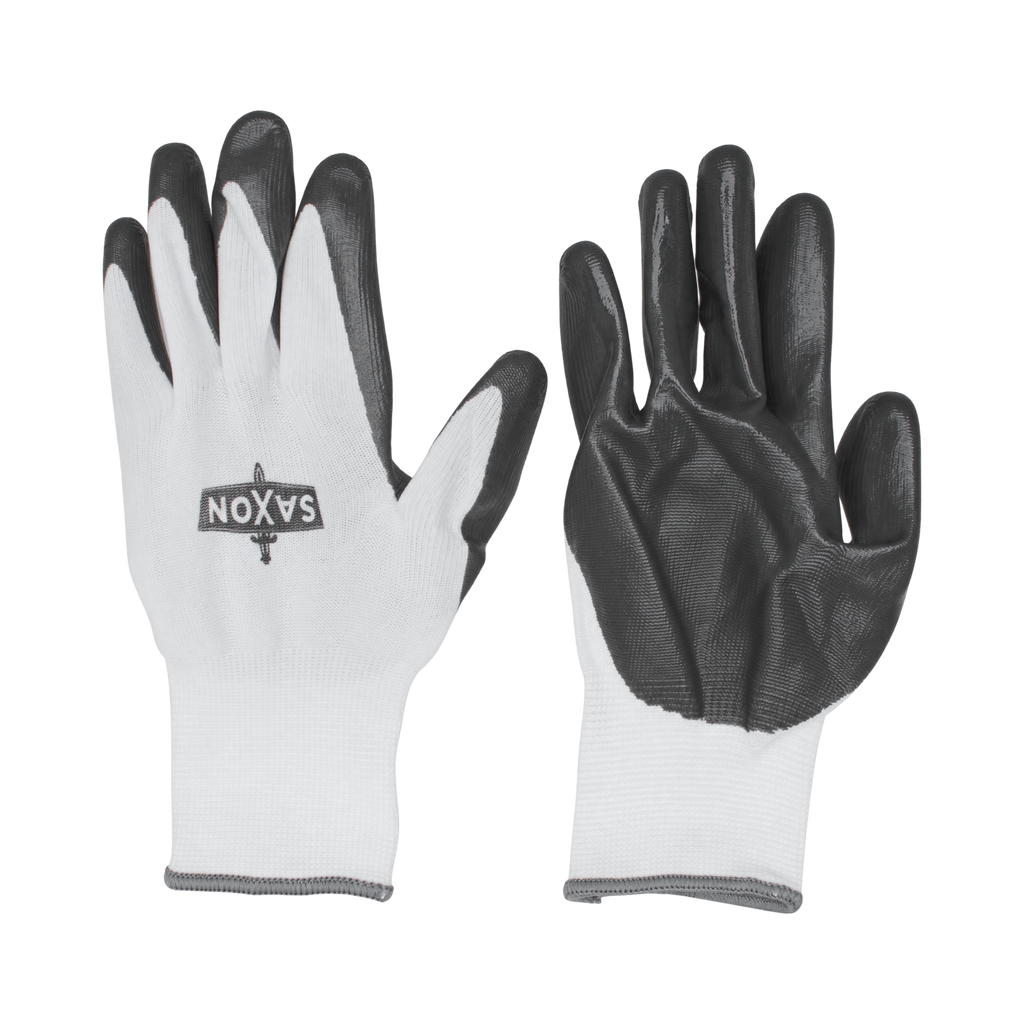 Saxon Large Nitrile Dipped Garden Gloves - 6 Pack - Image 5 of 6