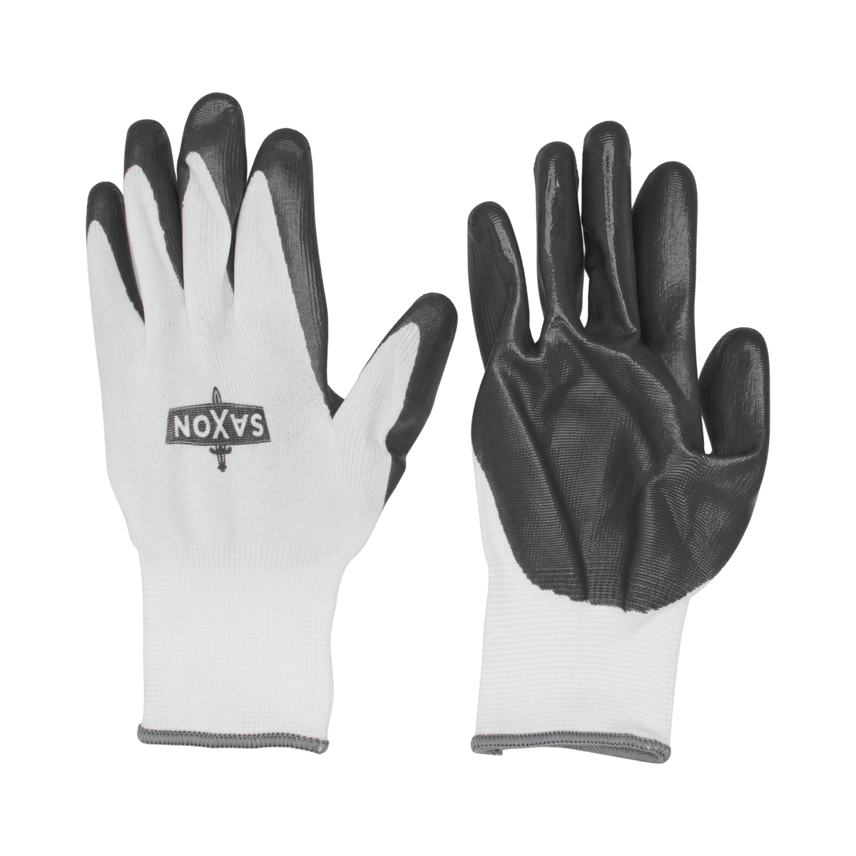 Saxon Large Nitrile Dipped Garden Gloves - 6 Pack - Image 5 of 6