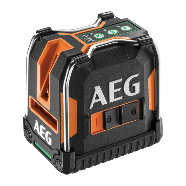 AEG Three Green Line Laser Plus Plumb Down